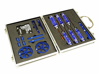 SPECIALIZED TOOLS SET FOR 1/10 EP WITH ALUMINUM CASE