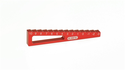 CHASSIS DROOP GAUGE -3 TO 10 MM FOR 1/10 CARS (10 MM)